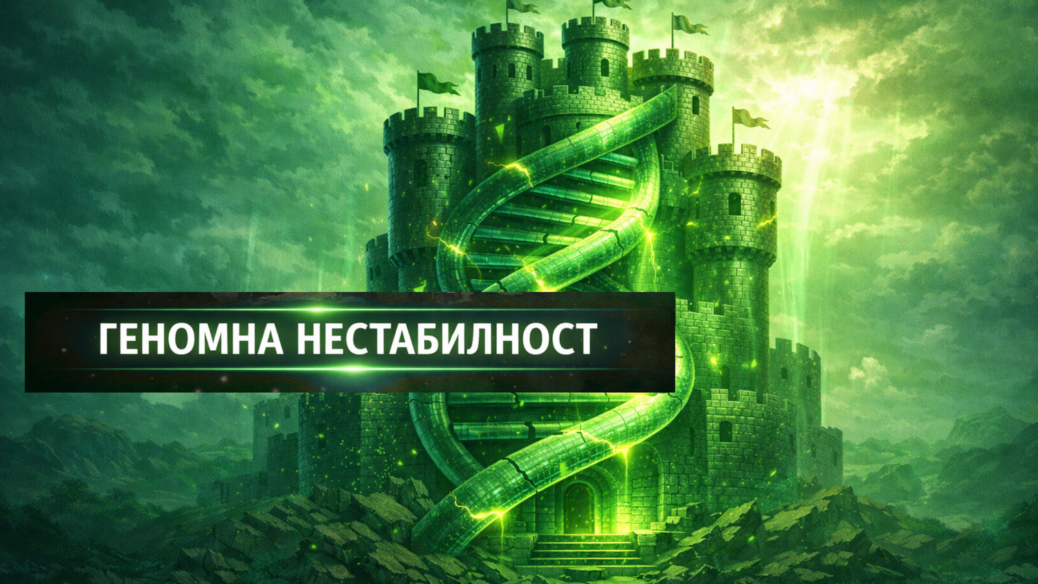 Геномна нестабилност - корица на блог от Nucleo Greens